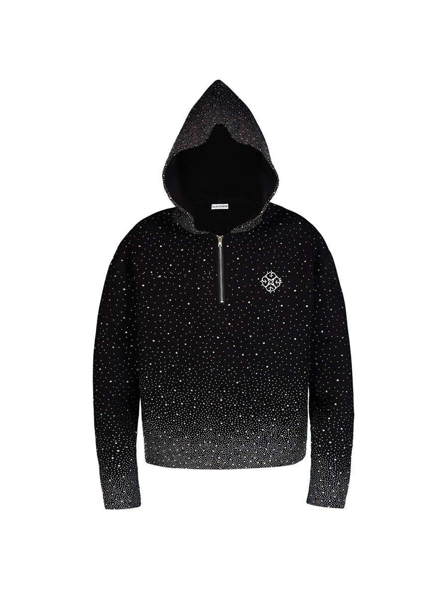 GLACIERBOY RAP STAR SERIES Full Rhinestone Starry Sweatshirt