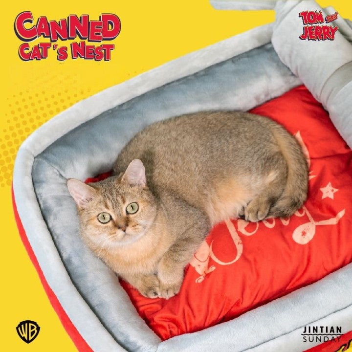 POP SUNDAY Tom and Jerry-Canned Cat Bed