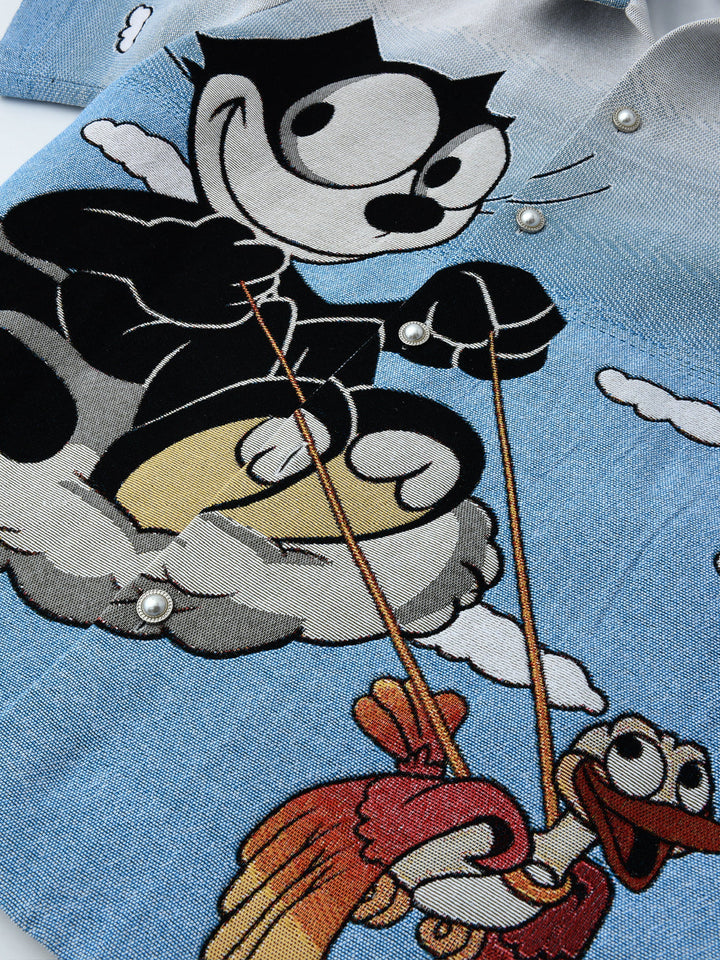 BORC Felix the Cat Jacquard Shirt