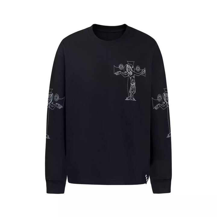 GOODBRAND 2024F/W Cross Series Long Sleeve T-Shirt