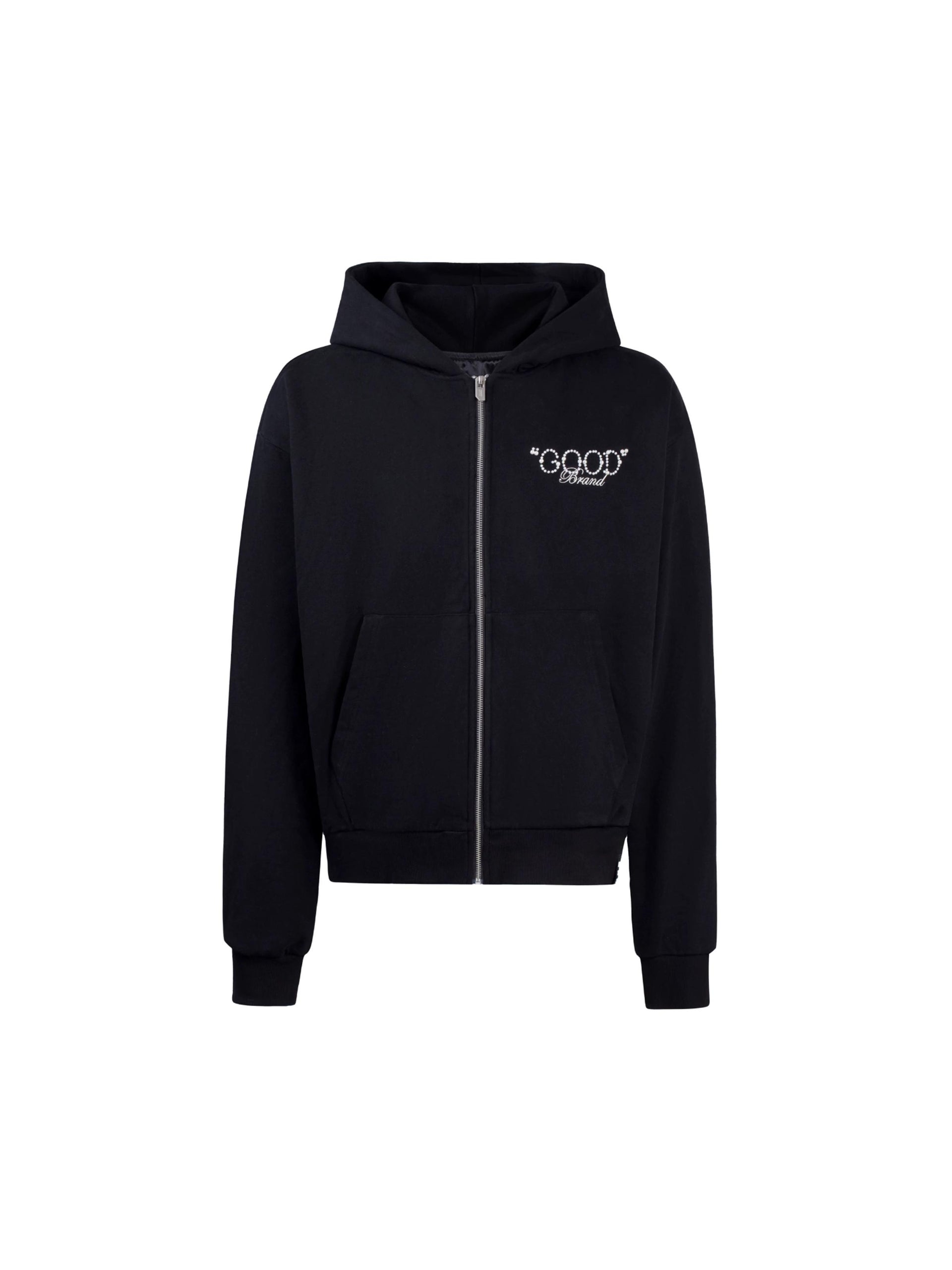 GOODBRAND "LOVE IS GOOD" 24F/W Zip-up Pearl Hoodie