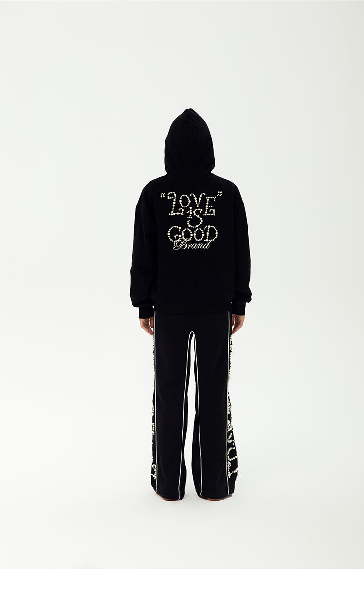 GOODBRAND 2024F/W “Love is good” Pearl Sweatpants