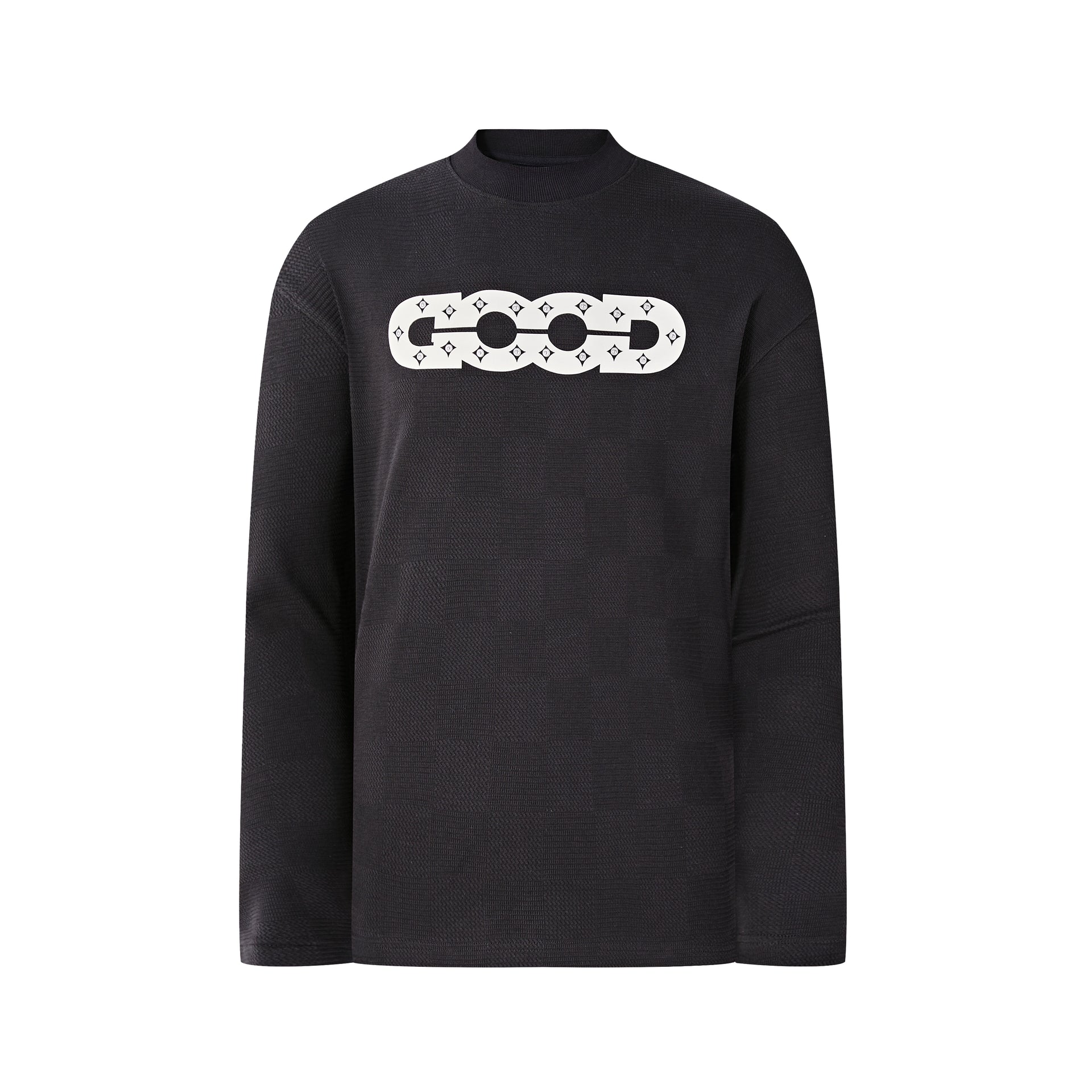 GOODBRAND 2024F/W Diamond Pattern Long Sleeve T-shirt