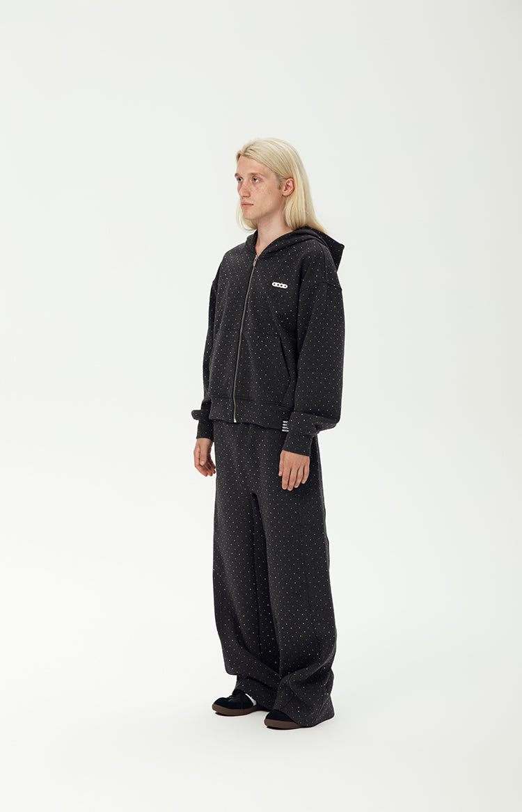 GOODBRAND 2024F/W Silver Diamond Air Layer Sweatpants