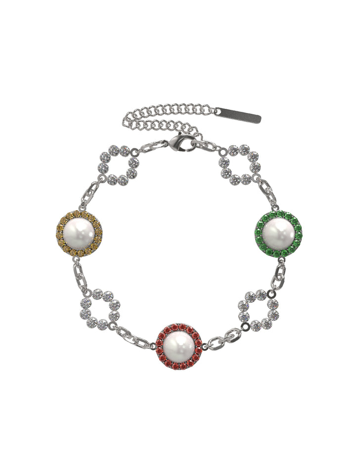 VSCH Colored Bead Heart Bracelet