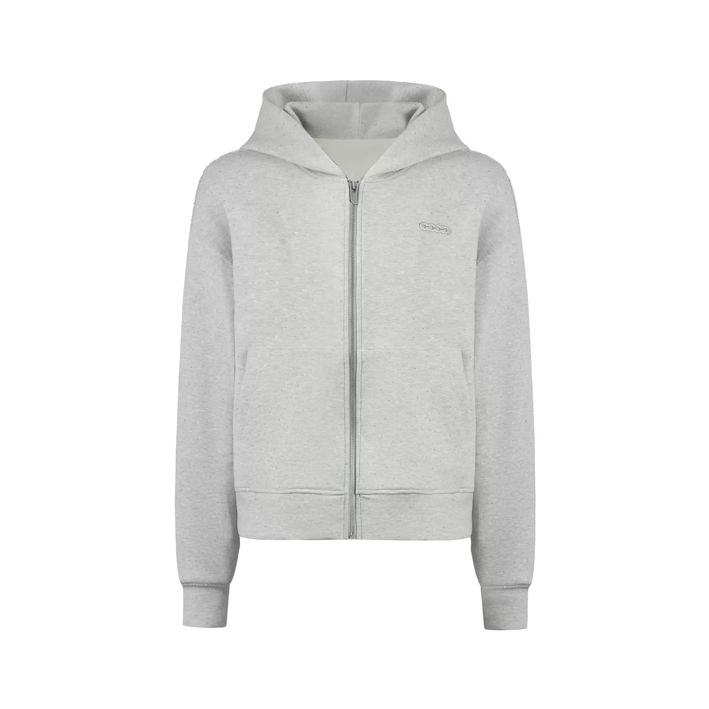 GOODBRAND 2024F/W Silver Diamond Air Layer Hoodie