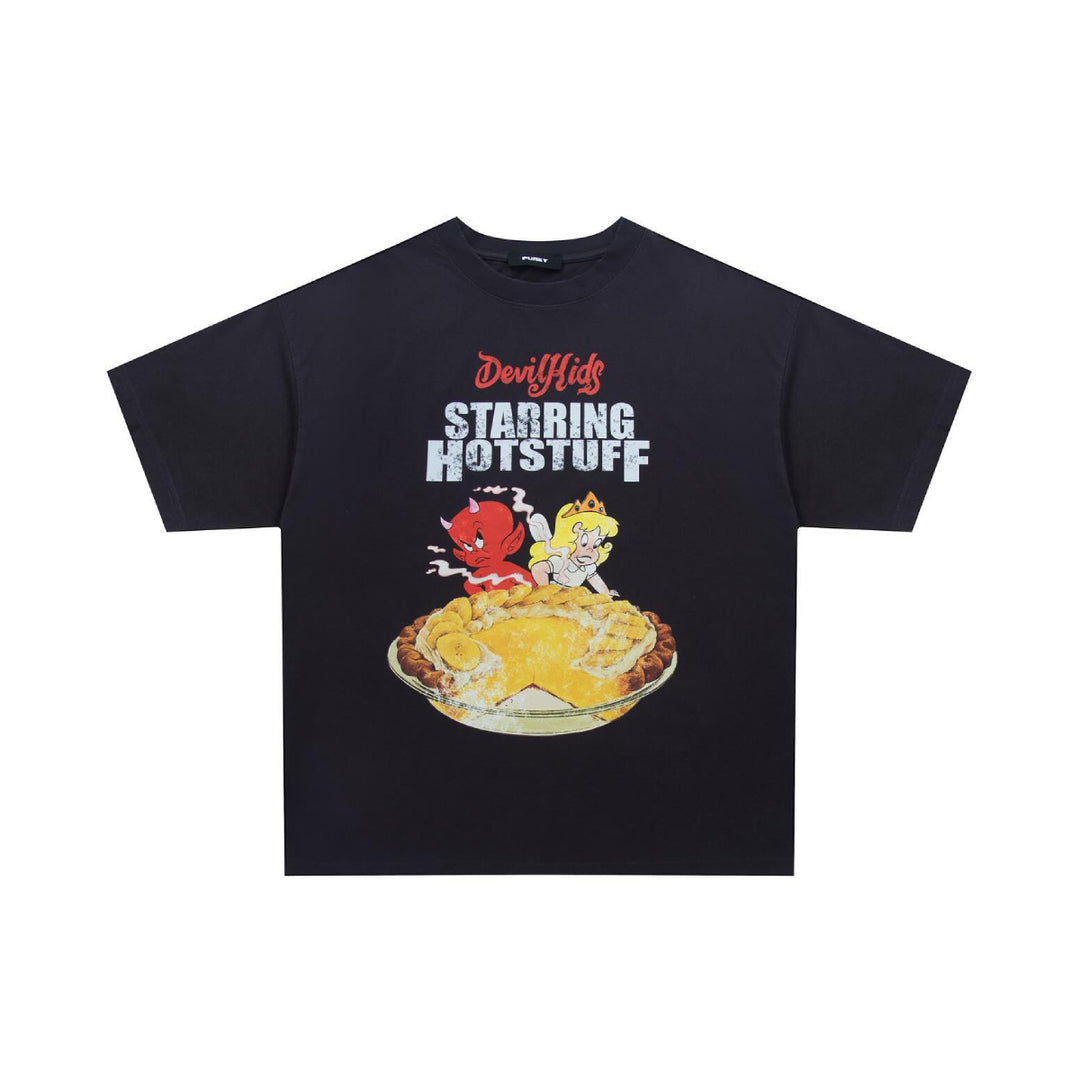 Purey Gluttonous Devil Kids Printed T-Shirt