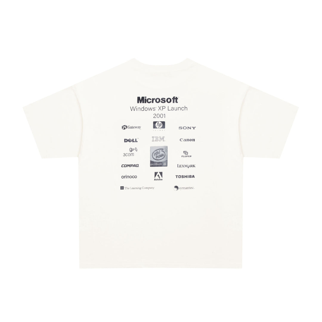 Purey Windows Logo Printed T-Shirt Vintage