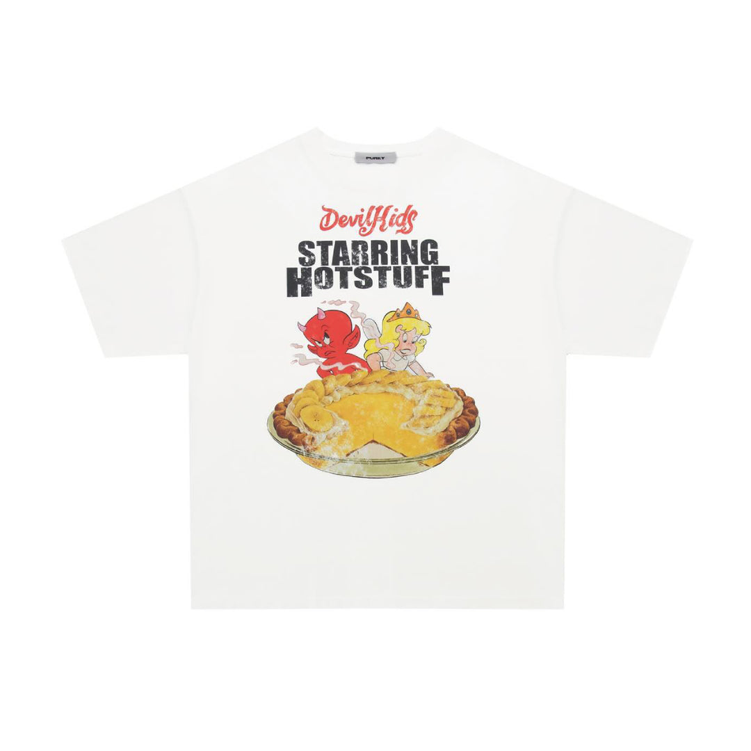 Purey Gluttonous Devil Kids Printed T-Shirt