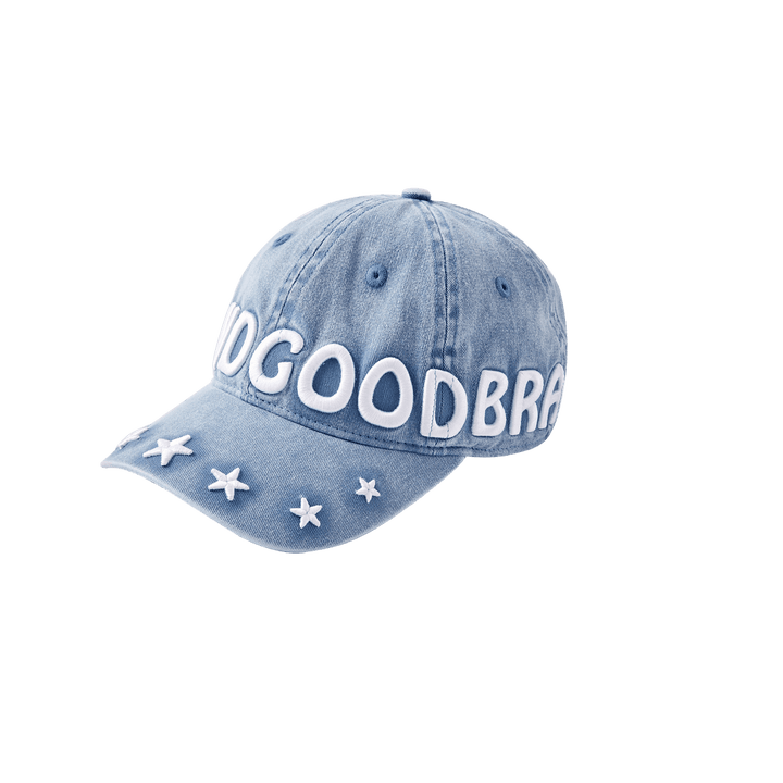 GOODBRAND 3D Logo-embroidered Denim Cap