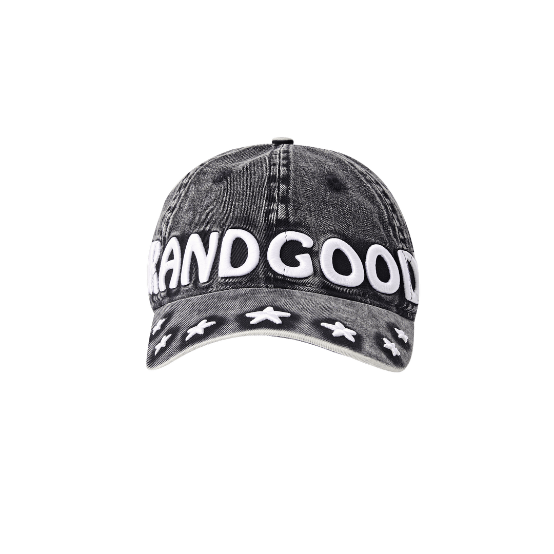 GOODBRAND 3D Logo-embroidered Denim Cap